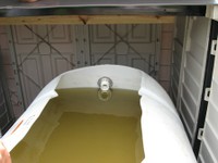 Filtration tank at OSU turfgrass center